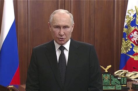 President Vladimir Putin addresses the nation after mercenary chief called for armed rebellion, reached key Russian city